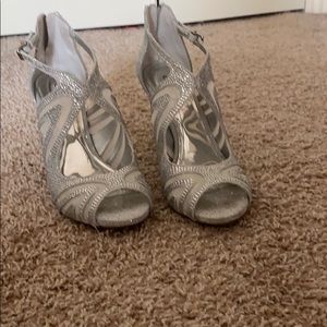 Silver heels